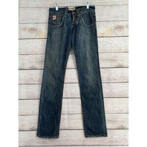 Parasuco Denim Legend Straight Leg Jeans Women's Size 26 Blue‎ Medium Wash Denim